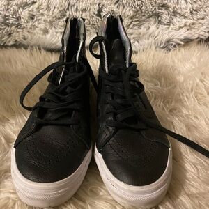 Black High-Top Sneakers Vans